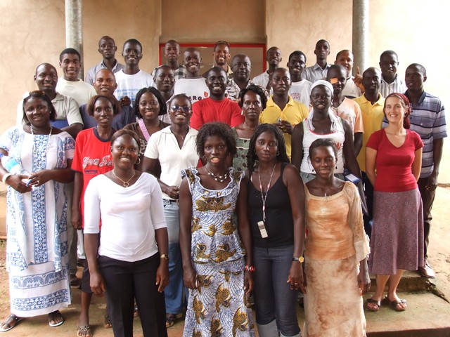 Facilitators supported by Effective Interventions to mobilise and train communities in Guinea Bissau