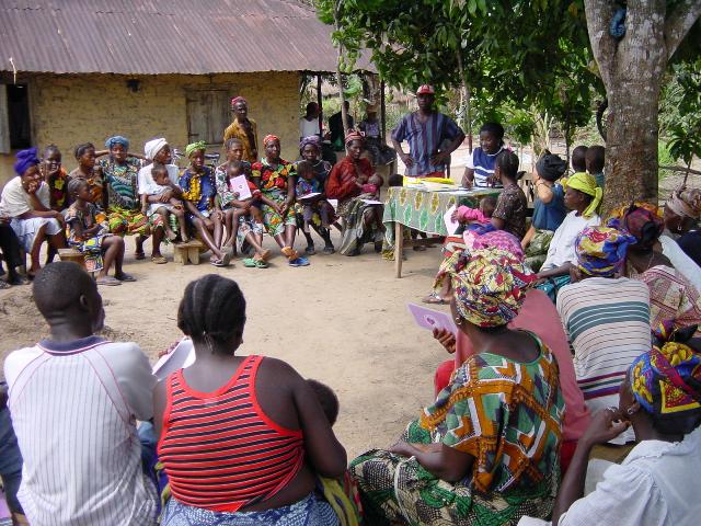 A typical CHC in Sierra Leone. 2002.