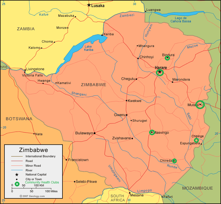CHC Towns of Zimbabwe