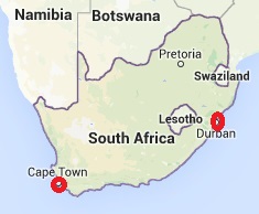 SA map