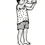 D13 - Boy Drinking from Bottle
