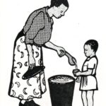 D8 - Women Giving Water with Ladle