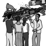 EH16 - People Looking at Liter Dump c
