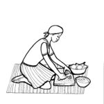 F2- Preparing Food on floor