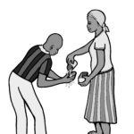 H4 - Women poring for Man with Soap 2