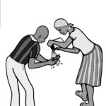 H5 - Women poring for Man with No Soap