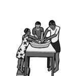 H6 - Children Washing in Shared bowl