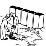 M7 Body found behind toilet block