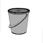 W10- Bucket with lid c