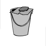 W11- Bucket half covered c